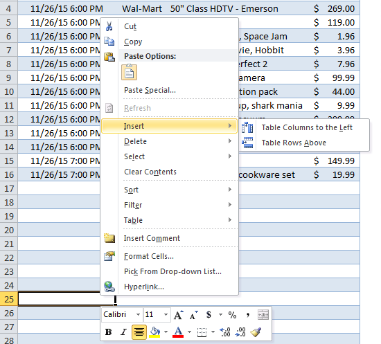 Excel Black Friday Shopping Template - Image 2